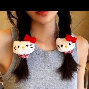 Hello kitty hair bow